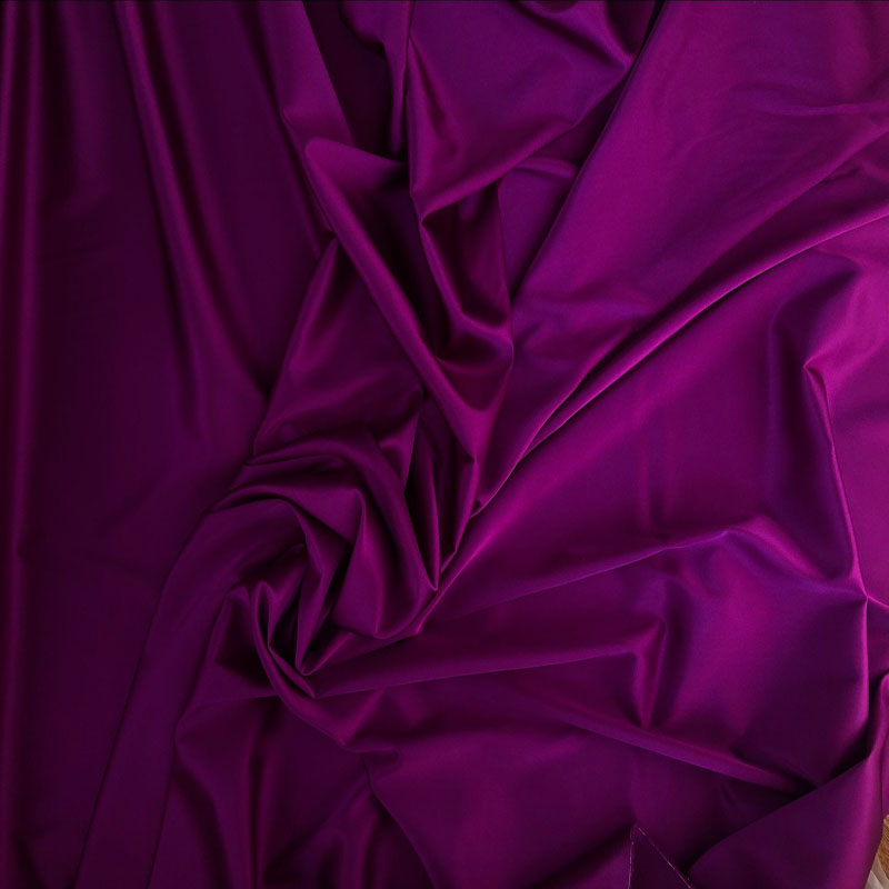重磅宽幅素绉缎真丝布料100%桑蚕丝非零头布料真丝弹力缎丝绸面料