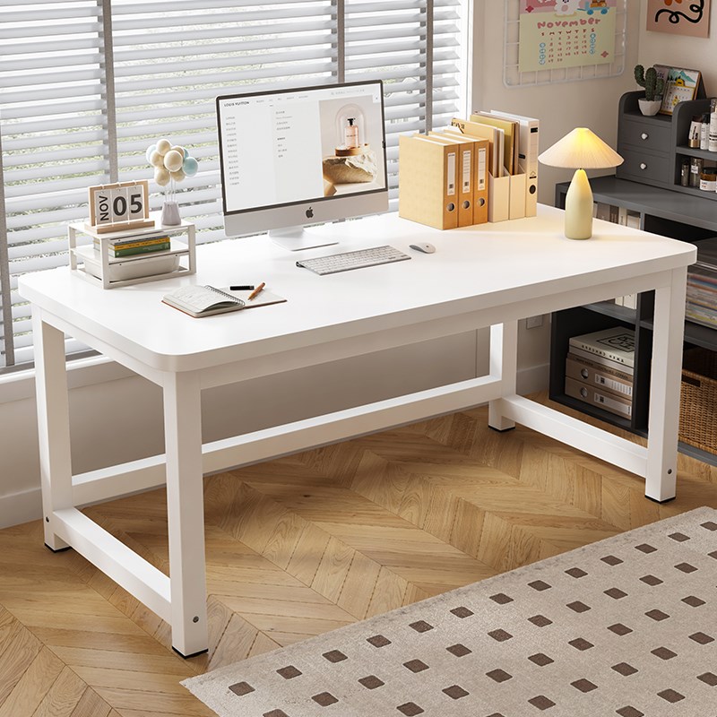 电脑桌卧室家用台式学生写字桌办公桌简约现代桌子长方形简易书桌