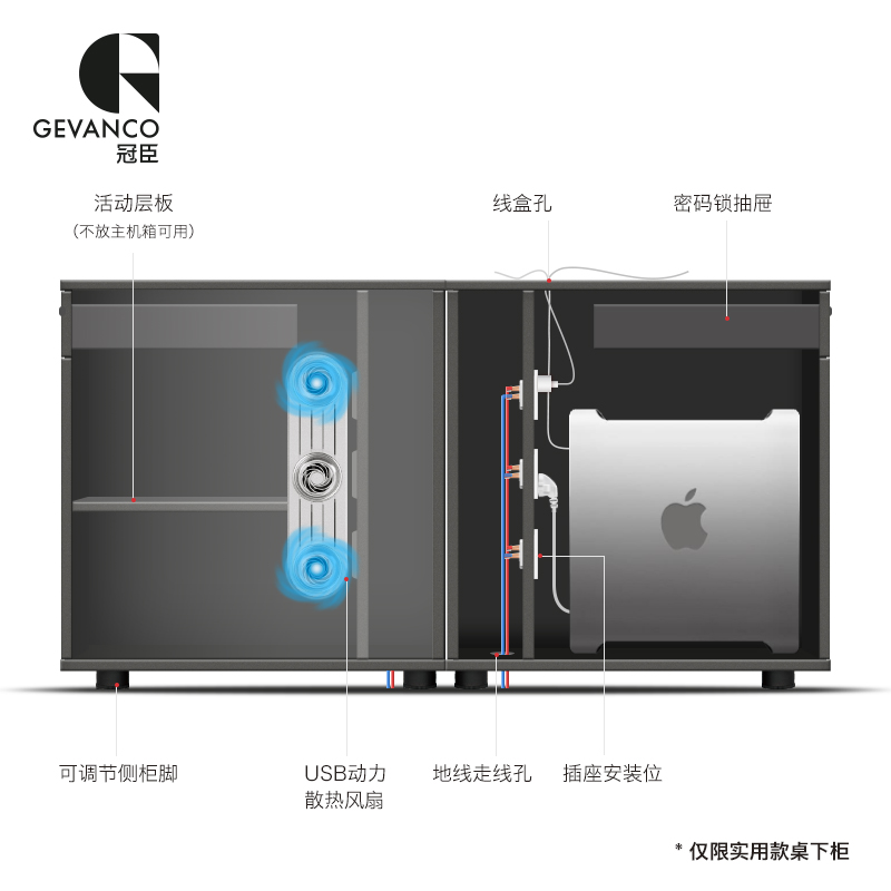 冠臣办公桌椅电脑桌2//人位职员桌屏风工作位简约现代家具