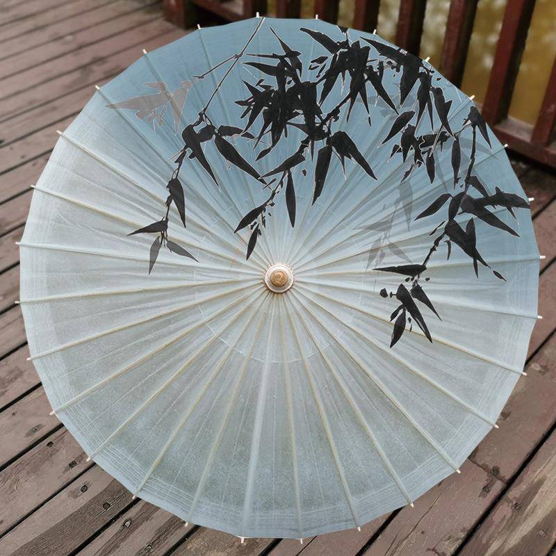 油纸伞走秀演出女风拍道具照手防雨防YRE晒实用男传统纯古工伞