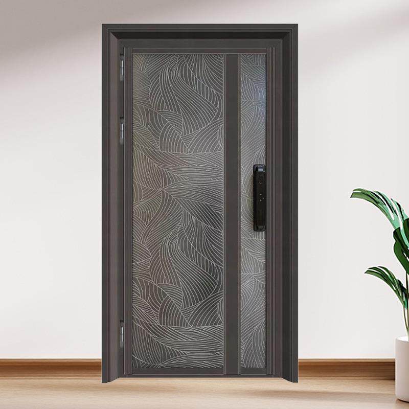 精铸铝门大别墅门GCX双开门入大户门家用子母门防雕盗门中式自建