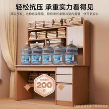 实木书桌学生家用书学习写桌KNA一卧室架体字桌子书柜抽屉成人电