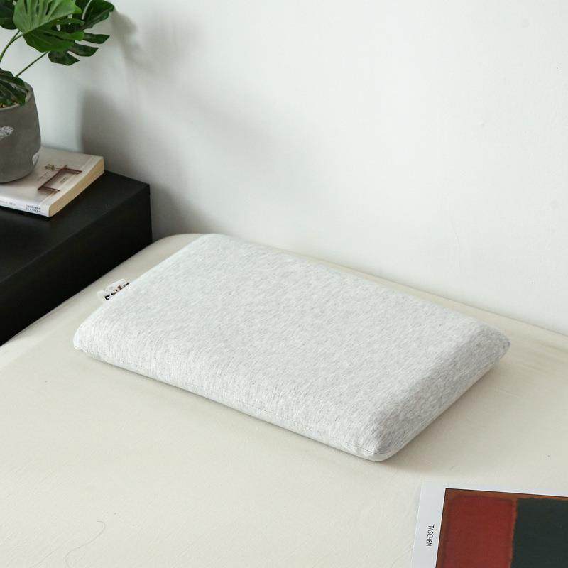 2c025新款童乳胶面3包枕0*50RZN+6m全儿棉纯棉针织亲肤枕头