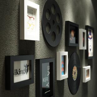 包邮马墙格利特实相框照片墙/相框组/相7021框木合