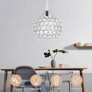 aby美式 卧室书房走e廊道10v1水晶吊灯 简约风客过厅餐厅无品牌