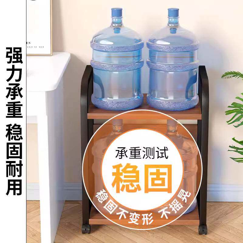 打印机置物架电脑主机托架放置柜落地多层可移动工位一体架置物架