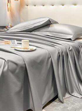 100支贡缎长绒床单单棉件AL101115全棉A类用简约纯色店家纯酒棉床