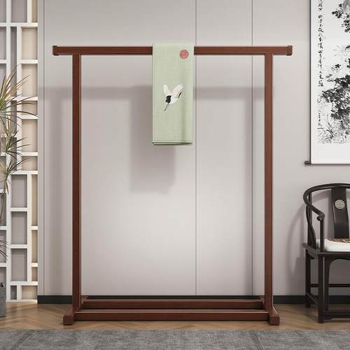 木帽架衣落地实家用QKW挂衣卧室房间榉木架质晾衣服架室内简易立