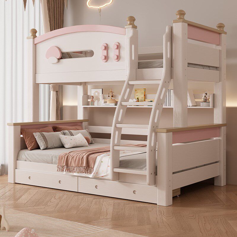 实木上下床上下铺经济型双层床架床儿童床小户型男女高低床子母床