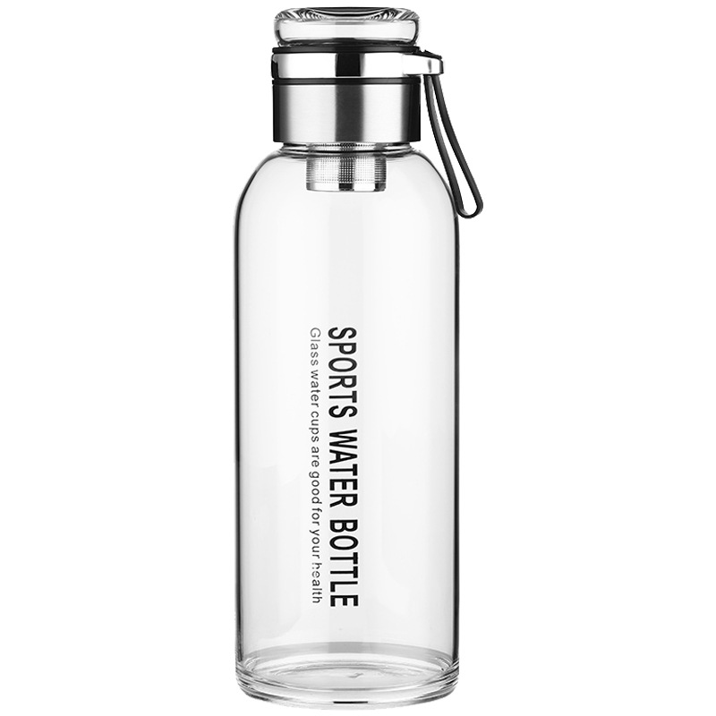 男士夏季玻璃杯大容量泡茶杯茶水分离2000ml大水杯便携1000ml杯子