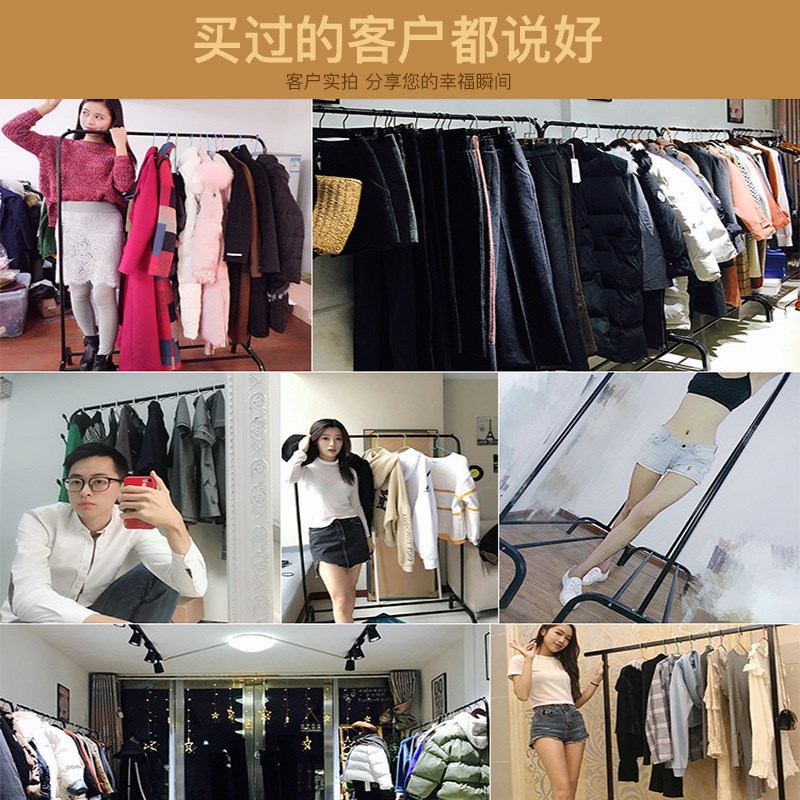 室内折叠晾衣架落地阳台挂衣架家用可移动卧室置地单杆衣帽架