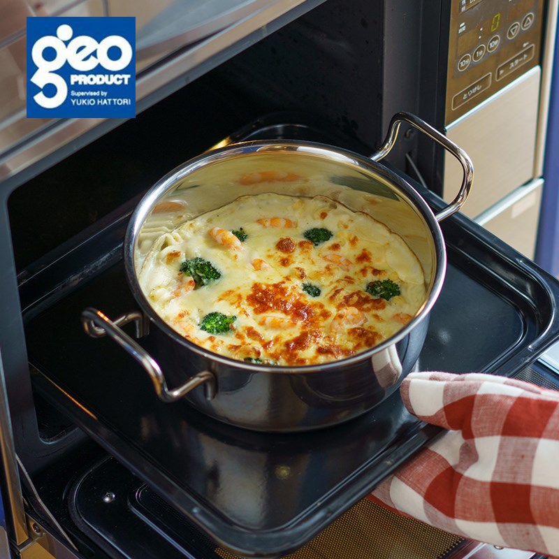 宫崎制作所GEO七层复合不锈钢耳汤锅炖锅家用一体多功能