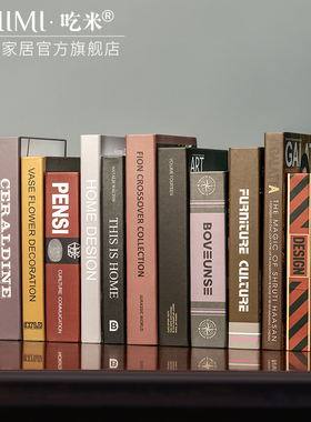 简约现代纸质假书仿真书装饰品道具书样板房家居店铺橱装饰书摆件