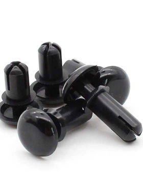 冰能尼龙铆钉塑料铆钉R形/型PC板铆钉塑胶子母铆钉R2R3R4R5R6黑色