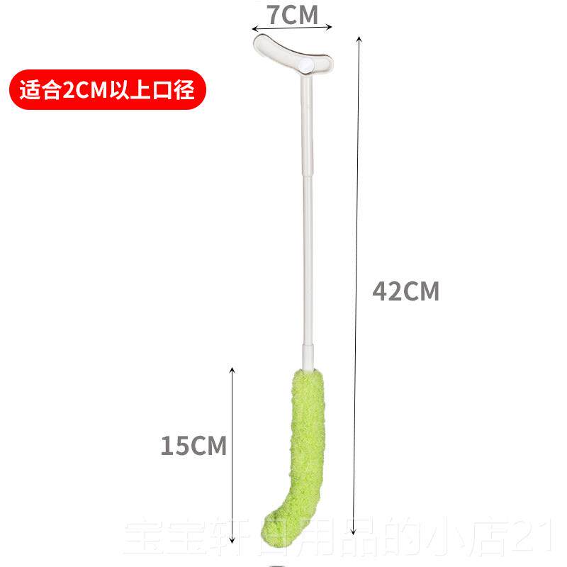 高档日壶长本房进口柄玻璃杯刷子花瓶软毛清洁刷厨水奶瓶刷保温杯