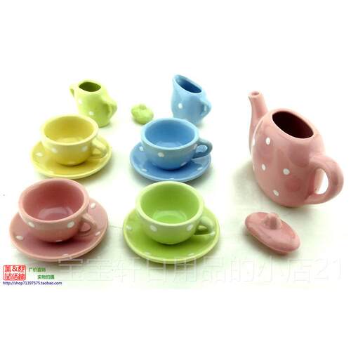 高档特价迷陶瓷你咖啡小茶具套装玩儿过童家家创意女孩宝宝厨房具