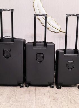 高档出口双封0闭拉链行箱2登机静李音万杯向轮女密码箱带架26拉杆