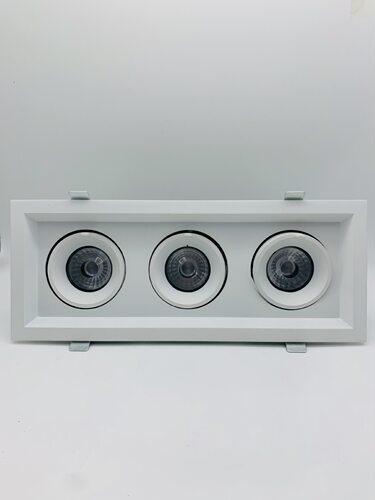 三头象鼻灯  3*15W象鼻灯外壳套件  方形象鼻灯外壳 高端斗胆灯