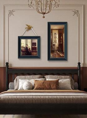 中古风卧室床头装DY810043饰画法式复古客合挂画美式小厅艺众组术