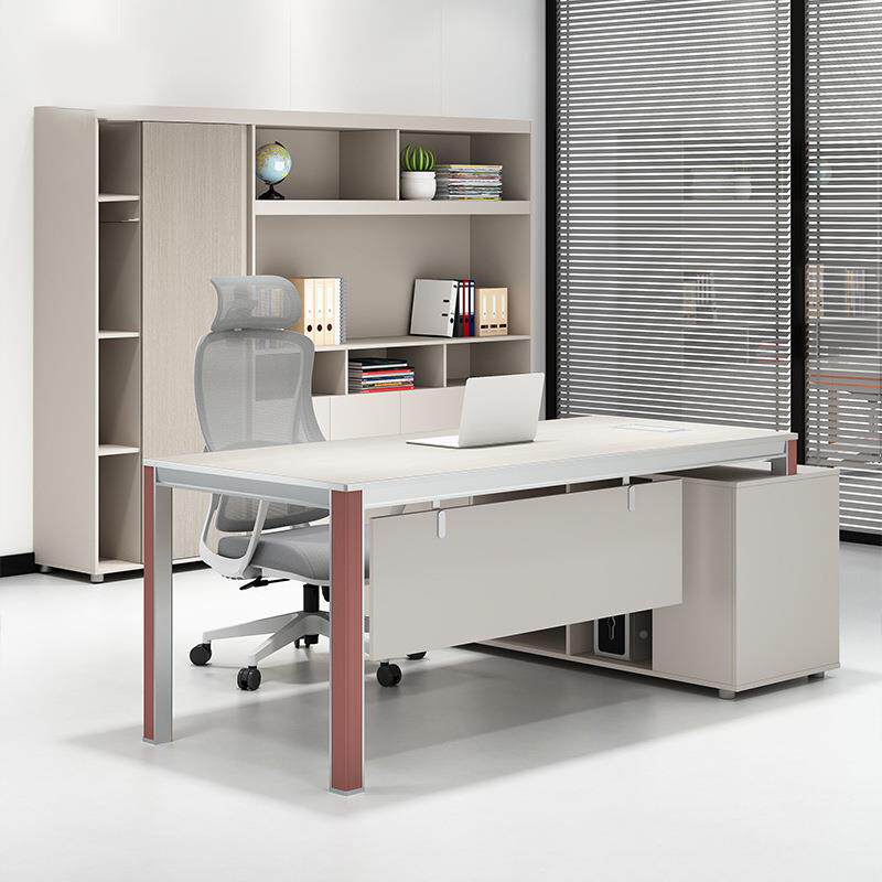 组1椅.8米2米时尚办公桌简约现代老板桌经理办室单人咨询客服公位