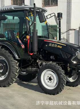 轮式中型金0刚8田04拖拉机黑蓝金刚8马力65724公司采购农耕种拖拉