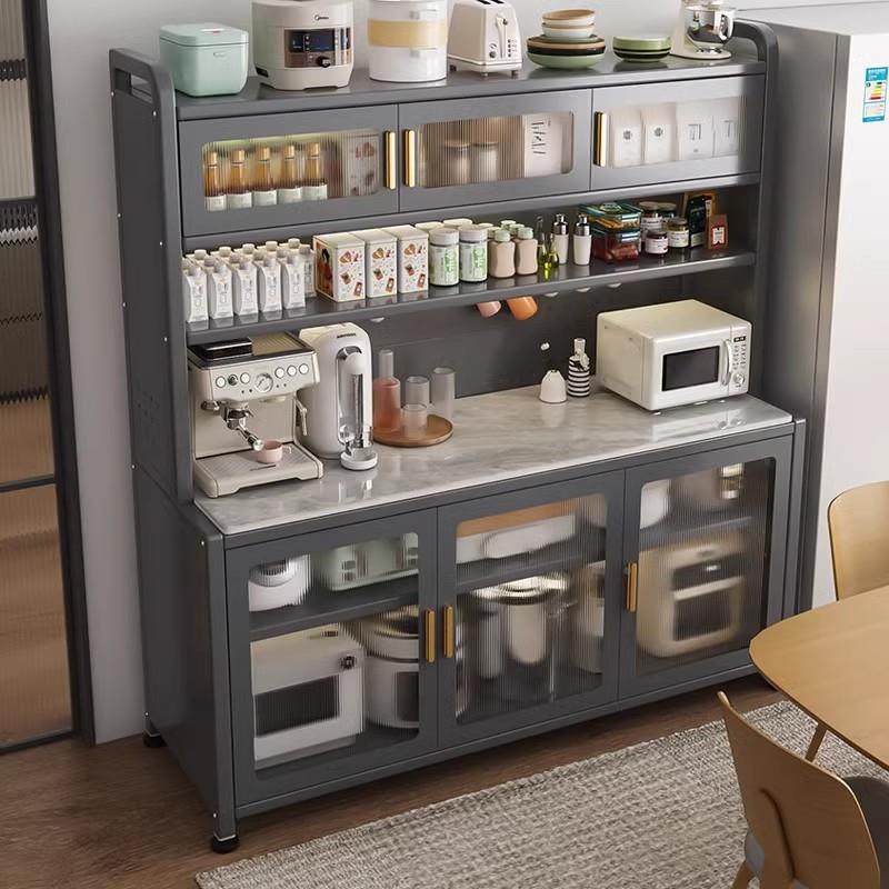 板边柜厨JN-岩板岩房置物架落地多层收纳菜柜能餐微波炉烤箱切餐,厨房/烹饪用具,抹布架/厨房清洁收纳架,淘宝优惠券,粉丝福利购,淘宝优惠卷