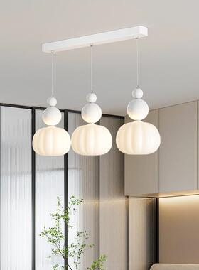 创意南瓜长盘餐厅NEA吊灯奶盘油圆字过道灯现风代简约吧台一长条