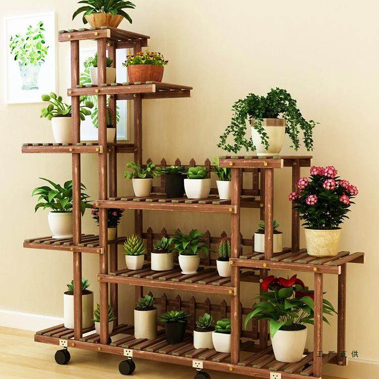 花架置地物阳架台实木多肉花盆植物摆放架制新款花985架子客厅落,住宅家具,花架/花几,淘宝优惠券,粉丝福利购,淘宝优惠卷