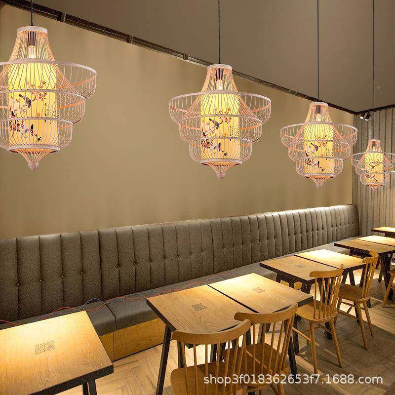 202515186热销竹吊灯新中式创田园家居餐厅吊编灯意餐吊灯厂家直,家装灯饰光源,智能吊灯,淘宝优惠券,粉丝福利购,淘宝优惠卷