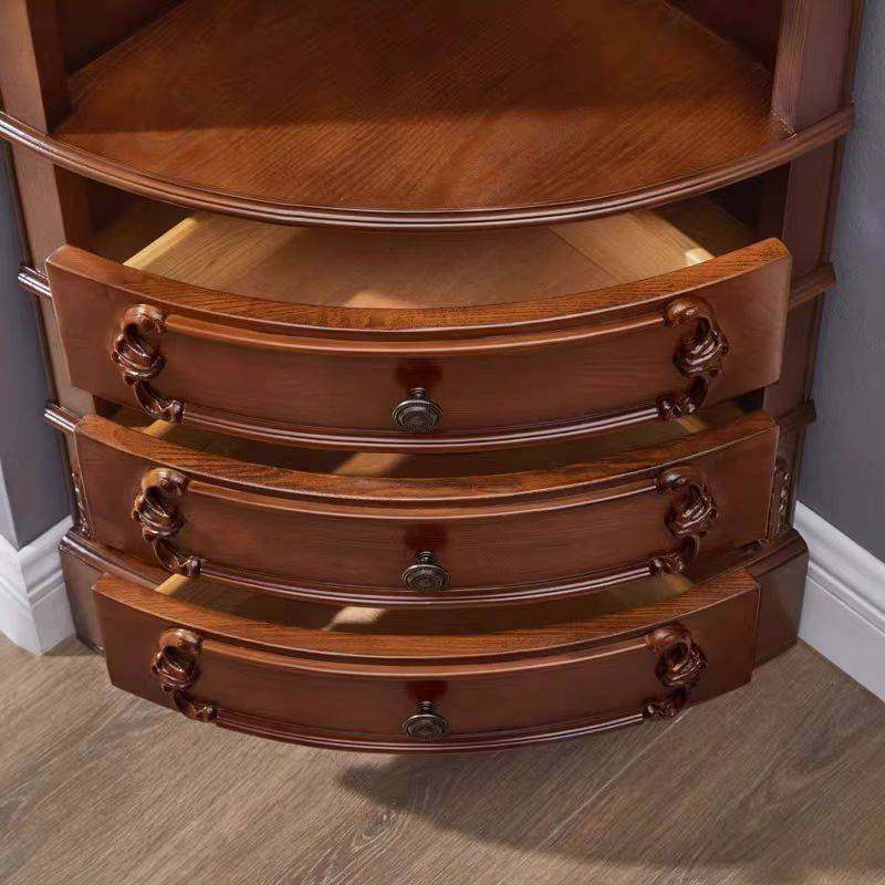 美式实木角柜墙角带玻璃展示柜餐厅弧形转角柜拐角柜三角形小酒柜,玩具/童车/益智/积木/模型,垂直悬浮玩具,淘宝优惠券,粉丝福利购,淘宝优惠卷