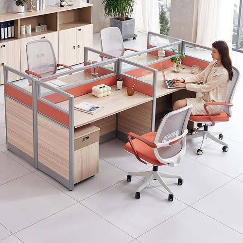 风办公屏桌作桌4人卡位XRK2工对坐职人员工作位办公室电脑桌