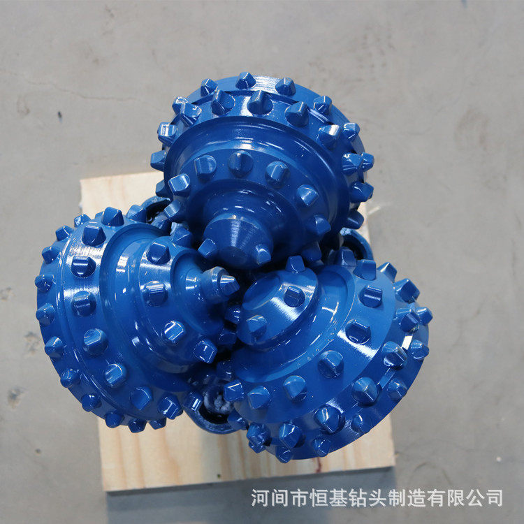 恒基中间水孔IADC537六寸三牙轮钻头 反循环高可钻性牙轮钻头钻井