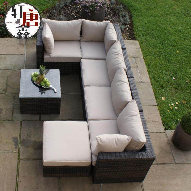 外藤椅495沙发户外露台休闲室藤艺具家别墅院防水藤编转庭角沙发,住宅家具,户外沙发,淘宝优惠券,粉丝福利购,淘宝优惠卷