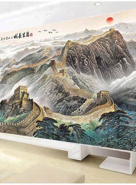 满钻风景客厅大点A6690幅石钻画万里城盛世版贴长钻钻石绣新款