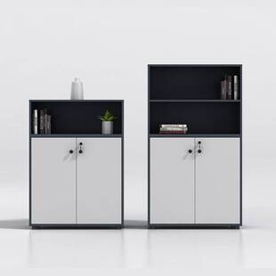 办公家具档案资料柜办公室文件柜矮柜小型储物柜木质隔断柜边柜