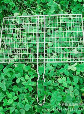 河北烧烤用具厂VFS锌家现货1电7*21镀镀网夹长方烧烤网夹形每件20