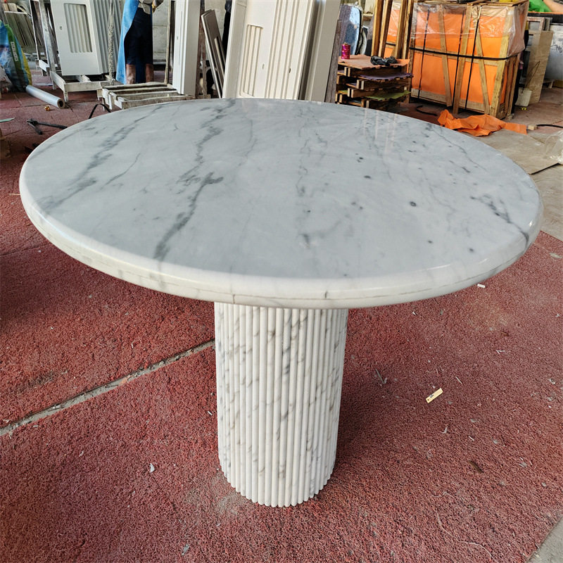 深啡真石奶油风高低组合茶几