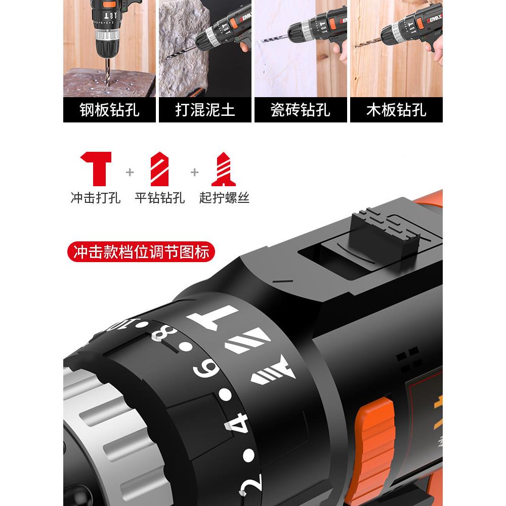 戈麦斯工具套装家用多功大能电钻电家庭工专908用五金箱全维修组