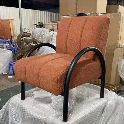 中家古风民宿休户复闲椅设计师单人沙发LMU小型用古懒人靠背沙发