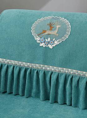 沙发垫四季防滑沙发全包罩套沙靠背中巾式全盖款新202pxx100365年