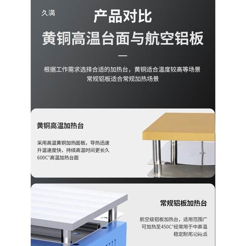 大功率高6温学校实验室00度电热恒温热板显XCS加热实验室预数加热