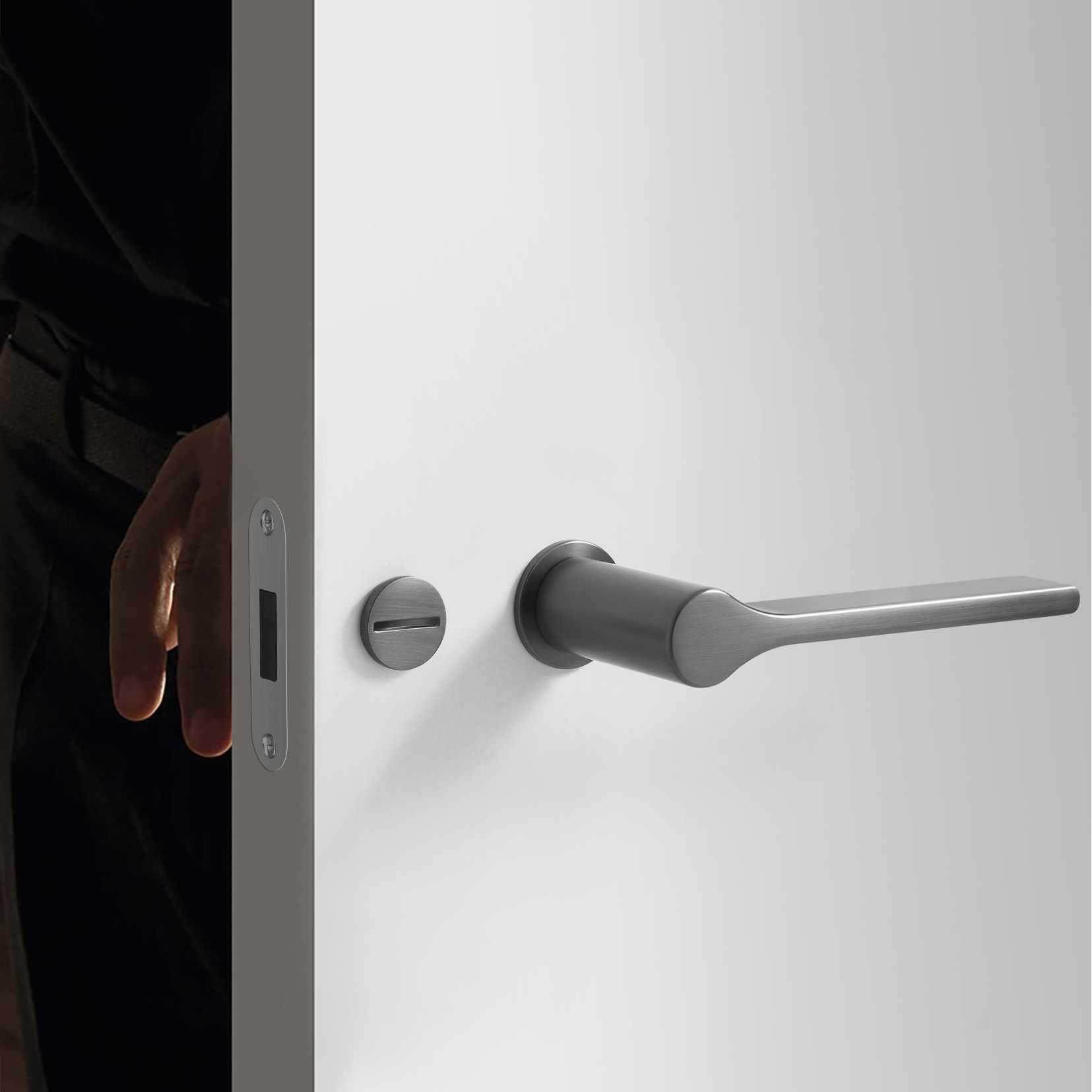 极简门锁室内卧室代简PDJ约生态门门锁木门把手现静音锁磁吸锁