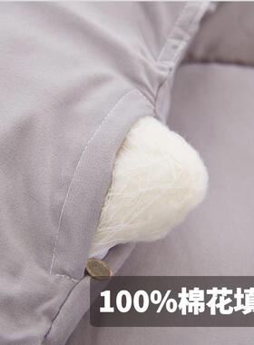 棉花床学生宿舍单垫人垫褥子双被人寝室午软垫夏睡季MMCD01床褥棉