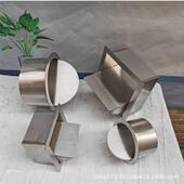 304台面锈钢垃圾桶镂摇翻卫MUD生间洗手盖间盖不子商用翻盖式 空