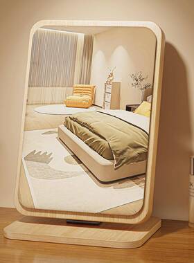 家用台桌面梳妆镜29154便携式可折叠室女立学生宿舍式化妆式镜梳