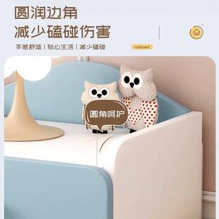 儿童床头柜男孩女孩卡通粉色小型创意收纳柜可爱卧室简约现代柜子