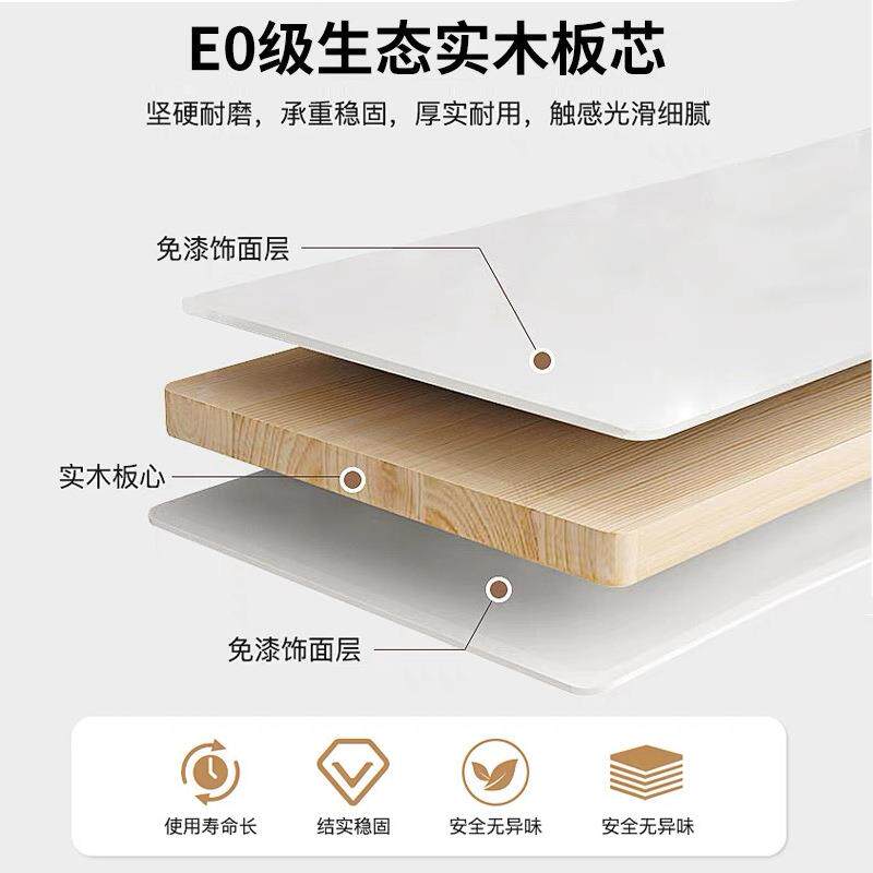纳实木餐边柜靠墙体储柜奶油一风客厅置物无品牌/柜新款家用物收