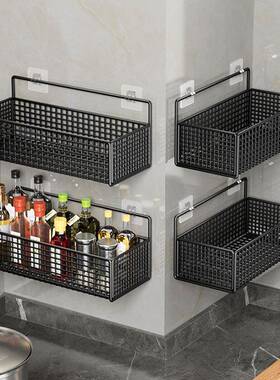 厨房葱姜蒜收纳物筐免打收孔置架壁挂生挂姜大AL811983蒜纳沥水赵