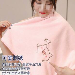 H7J浴巾情侣款一对比纯棉柔软吸水大号成人女男士专用2023新款洗