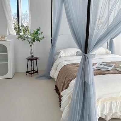 床EPT宫廷风帐蚊法式学生宿舍蚊帐夏季家用床密幔加蚊帐落地帘